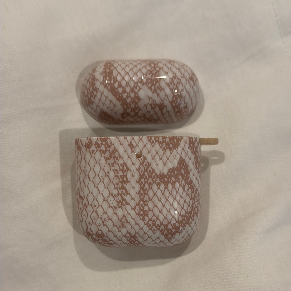 Velvet Caviar Snake Print AirPods Case